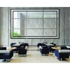 Hospitality Luxe Terra Etched Framed Designer Wall Mirror 
